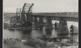 Most przez rzekę Bug pod Fronołowem na km. 54,9. 29 lipca 1946 r.